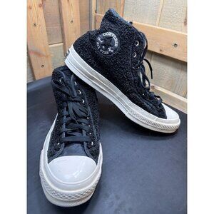 Converse Chuck 70 Varsity Cozy Sherpa Hi Top Black Unisex Mens 9 Womens 11